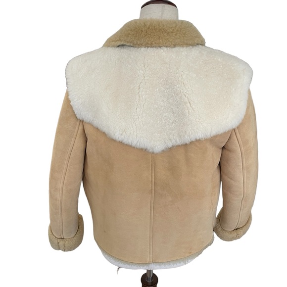 SANDRO PARIS Shearling Coat - Picture 8 of 16